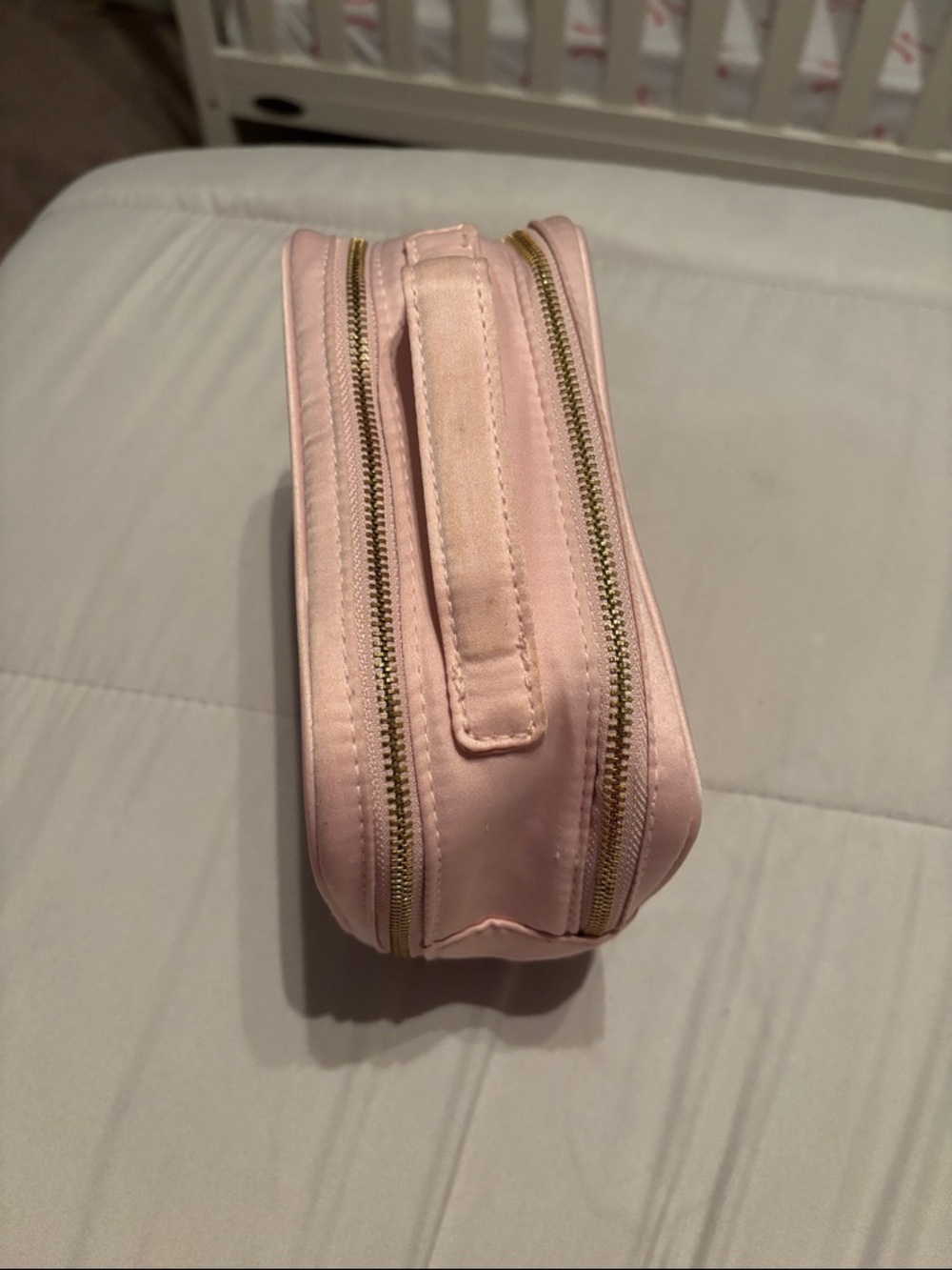 New Satin Light Pink Prada La Femme Cosmetic Case - Picture 6 of 10